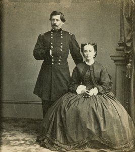 Generalmajor George B. McClellan und seine Frau, veröffentlicht von Anthony