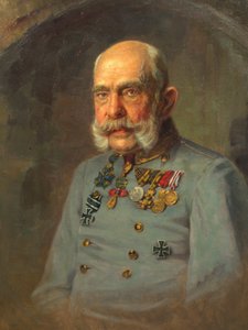 Kaiser Franz Joseph I. in der Dienstuniform eines österreichischen Feldmarschalls von E. Bieber