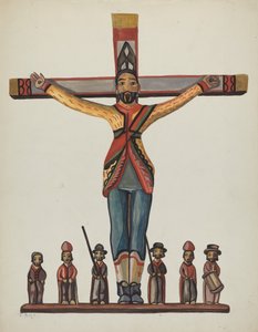 Bulto, Heiliger Acacio, 1935-1942 von E. Boyd