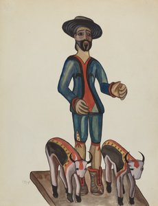 Bulto von San Ysidro, ca. 1936
