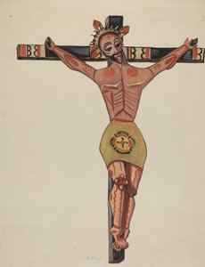 Kruzifix - Aus der Umgebung von Mora, 1935-1942 von E. Boyd