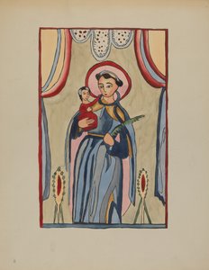Tafel vom Altarstück von San Antonio, ca. 1936 von E. Boyd