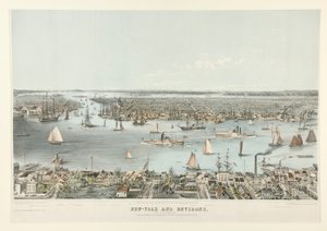 New-York und Umgebung, von Williamsburgh von E. Brown