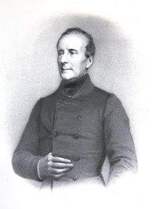 Alphonse de Lamartine und seine Autogrammunterschrift von E. Charpentier