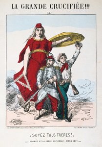 Soyez les Frères!, Allegorie der Republik Frankreich, 1871