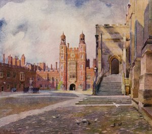 Eton: Der Schulhof, Kapellentreppe und Lupton