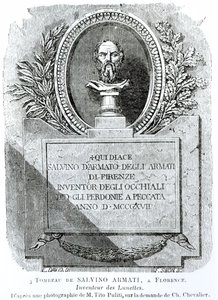 Das Grab von Salvino Armati (gest. 1317), graviert von F. Simon, Frontispiz aus 