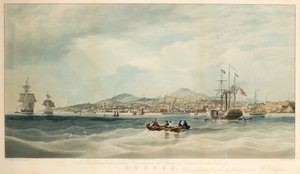 Blick auf Dundee vom Fluss