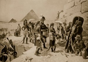 Napoleon in Ägypten, Illustration aus 