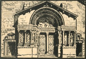 St-Trophime - Le Portail von E Laget