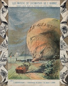 Absturz des Aerostaten Le Géant in der Nähe von Hannover - Oktober 1863