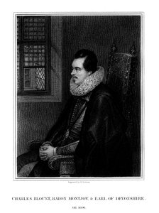 Charles Blount, 1. Earl of Devon, englischer Höfling und Soldat, 1827