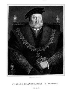 Charles Brandon, 1. Duke of Suffolk, 1824 von E. Scriven