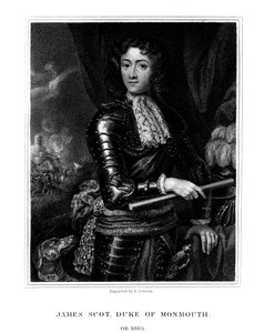 James Scott, 1. Herzog von Monmouth, von einigen als James II. von England anerkannt, 1826