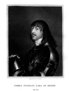 James Stanley, 7. Earl of Derby, Royalistischer Unterstützer, 1824