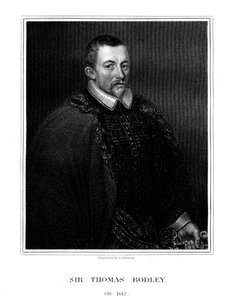 Sir Thomas Bodley, englischer Gründer der Bodleian Library, 1823