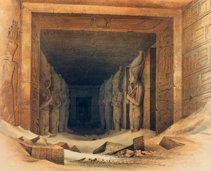 Innenraum des Tempels von Abu Simbel, Ägypten