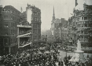 Die Ankunft Ihrer Majestät im St. Pauls Kirchhof, London, 1897