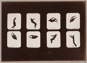 Tafel 106. Athleten, Drehender Salto von Eadweard Muybridge