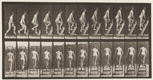 Tafel 109. Auf eine Leiter steigen von Eadweard Muybridge