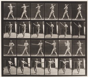 Tafel 274. Baseball; Schlagen von Eadweard Muybridge