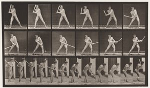 Tafel 275. Baseball; Schlagen (tiefer Ball) von Eadweard Muybridge