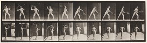 Tafel 294. Tennis; Aufschlag von Eadweard Muybridge