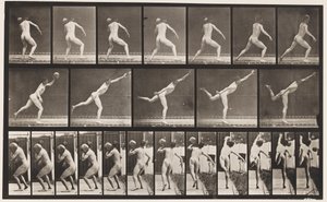 Tafel 316. Einen 20-Pfund-Stein heben, 1885 von Eadweard Muybridge