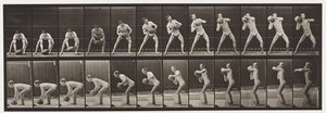 Tafel 318. Einen 75-Pfund-Stein heben von Eadweard Muybridge