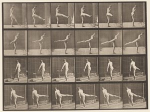 Tafel 370. Erste Ballettaktion von Eadweard Muybridge