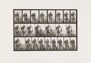 Tafel 403. Eimer Wasser ausleeren von Eadweard Muybridge
