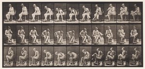 Tafel 411. Ein Handtuch heben während des Sitzens und Füße abwischen, 1872-1885