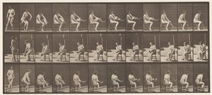Tafel 418. Toilette, Sitzen und Strümpfe anziehen, 1872-1885