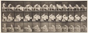 Tafel 436. Bett machen von Eadweard Muybridge