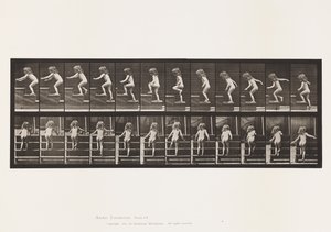 Tafel 473. Kind, die Treppe hinaufgehen von Eadweard Muybridge