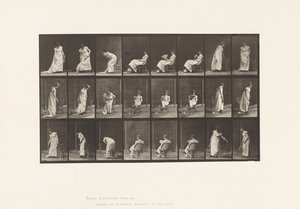 Tafel 518. Hinsetzen, Aufstehen usw. von Eadweard Muybridge