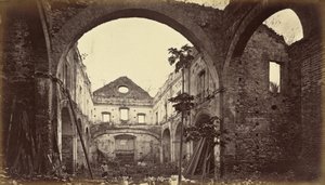 Ruinen der Kirche Santo Domingo, Panama von Eadweard Muybridge