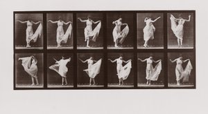 Frau tanzt, Platte 107 aus Animal Locomotion