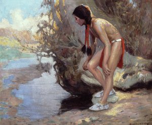 Im Hinterhalt, 1915-16 von Eanger Irving Couse