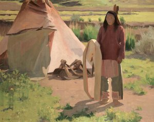 Klikitat Krieger, ca. 1898 von Eanger Irving Couse