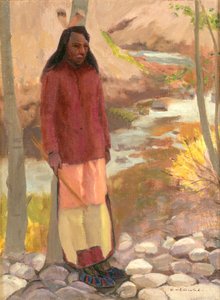 Studie eines Umatilla-Indianers, Columbia River, 1897 von Eanger Irving Couse