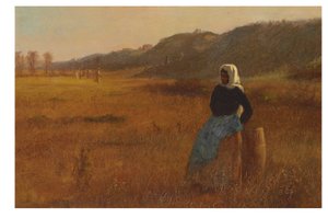 Am Ende des Tages, ca. 1878-80 von Eastman Johnson