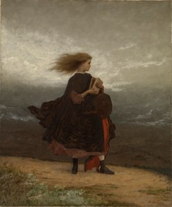 Das Mädchen, das ich zurückgelassen habe, ca. 1872 von Eastman Johnson