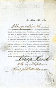 Treueeid von Ebenezer Knowlton aus Missouri, County of St. Louis von Ebenezer Knowlton
