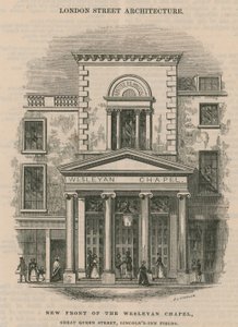 Neue Front der Wesleyanischen Kapelle, Great Queen Street, Lincoln