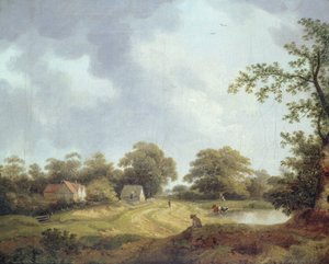Landschaft von Suffolk von Ebenezer Tull
