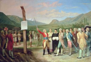 Gründung der Stadt San Miguel de Ibarra im Jahr 1606 von Ecuadorian School