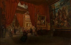 Ausstellung von Werken von Eugène Delacroix in der Martinet-Galerie, Boulevard des..., 1864