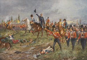 Die ganze Linie wird vorrücken! von Edgar Alfred (after) Holloway