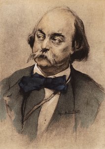 Porträt von Gustave Flaubert von Edgar Chahine